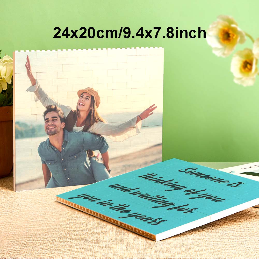 Custom Block Puzzle Personalised Photo Building Brick Multiple Shapes and Sizes Gift for Lover - BuildingPuzzleAU